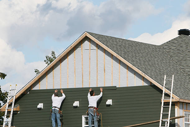 Professional Siding Contractor technician working in Portersville, PA